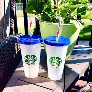NEW Bundle Starbucks Confetti Cups Colour Changing